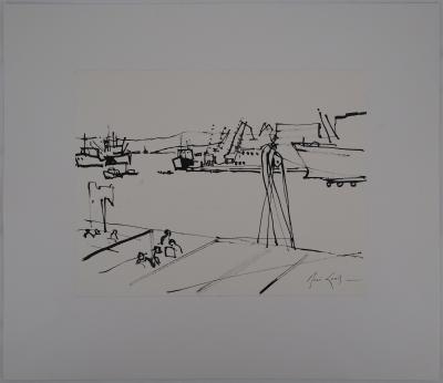 René GENIS : Athènes - Dessin Original Signé 2