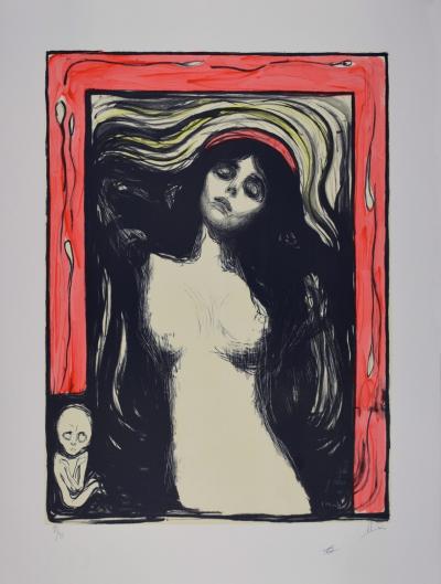 Edvard MUNCH (d’après) - La Madonne / Madonna, 1895 - Lithographie numérotée 2