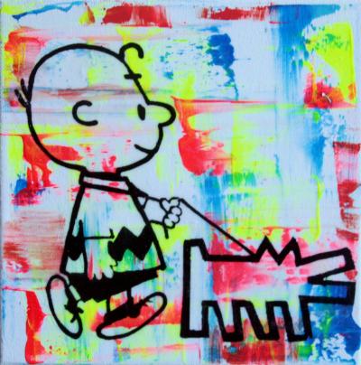 PyB charlie Brown et dog  street art 2
