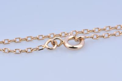 Collier en Or Jaune 18 carats, chaîne en maille forçat 2