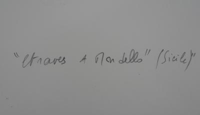 René GENIS : Étraves à Mandello (Sicile) - Dessin Original Signé 2