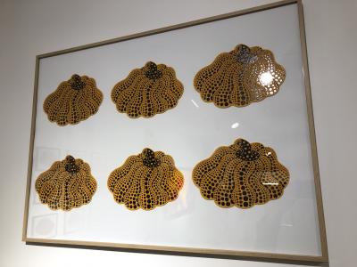Yayoi KUSAMA, Infinite Pumpkins, Impression sur carton 2