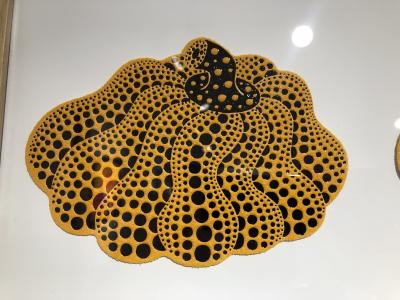 Yayoi KUSAMA, Infinite Pumpkins, Impression sur carton 2