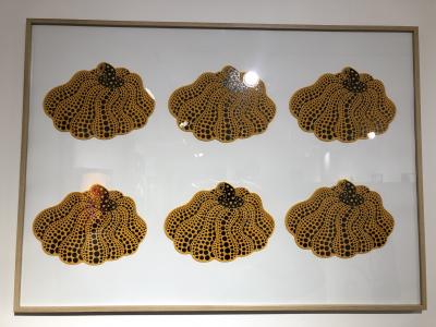 Yayoi KUSAMA, Infinite Pumpkins, Impression sur carton 2