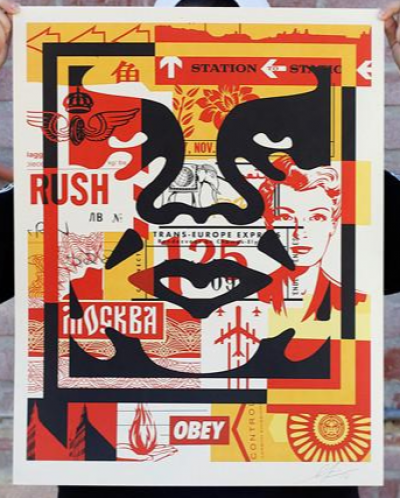 Shepard FAIREY - Obey Collage, Sérigraphie signée 2