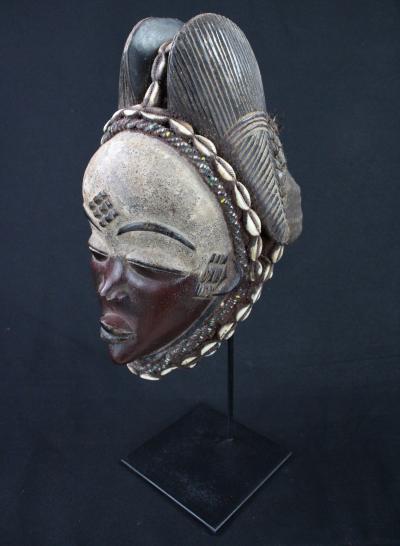 Art africain - Masque Punu avec un socle sur mesure - Gabon 2