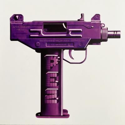 F2B - Purple PEZ - Digigraphie sur aluminium 2