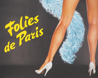 Aslan : Folies de Paris - Grande affiche originale des Folies Bergères 2
