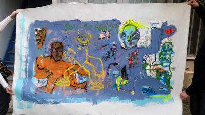 JAZZU - Punch, 2018 - Technique mixte sur toile 2