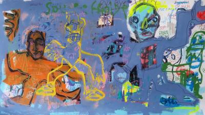 JAZZU - Punch, 2018 - Technique mixte sur toile 2
