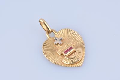 Médaille en forme de coeur  