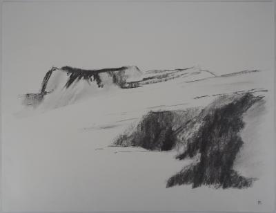 Jean-Claude VERPILLAT : Montagne - Dessin Original Signé 2