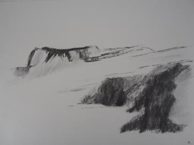 Jean-Claude VERPILLAT : Montagne - Dessin Original Signé 2