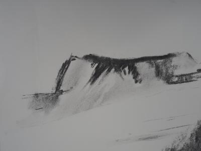 Jean-Claude VERPILLAT : Montagne - Dessin Original Signé 2