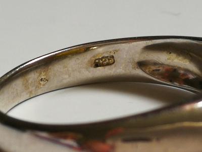 Bague en Argent, saphir jaune  de 3.25 carats avec certificat 2