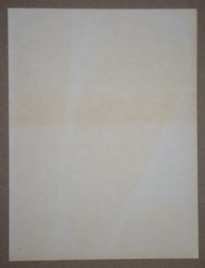 Anna-Eva BERGMAN - L11 - 1970 Horizon noir, 1970 - Lithographie originale signée 2