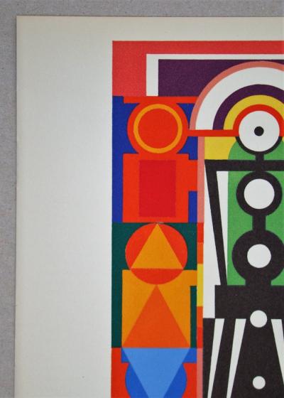 Auguste HERBIN - Christ, 1949 - Sérigraphie édition limitée 2