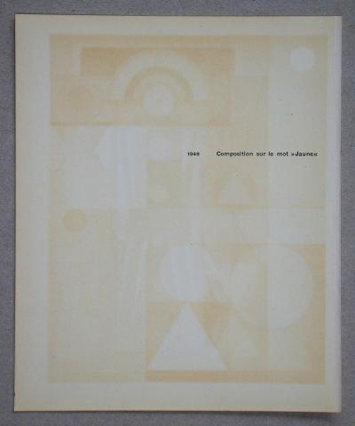 Auguste HERBIN - Christ, 1949 - Sérigraphie édition limitée 2