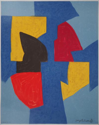 Serge POLIAKOFF : Musée Nationale 1970 - Lithographie Signée 2