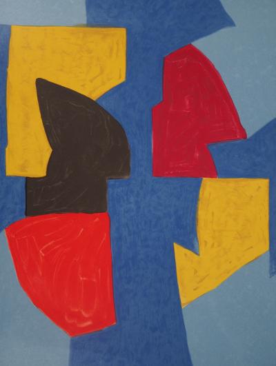 Serge POLIAKOFF : Musée Nationale 1970 - Lithographie Signée 2