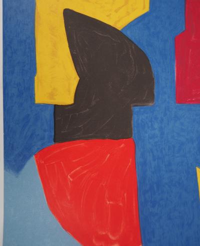 Serge POLIAKOFF : Musée Nationale 1970 - Lithographie Signée 2