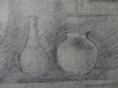 Henryk BERLEWI - Nature morte, Dessin signé, c.1948 2