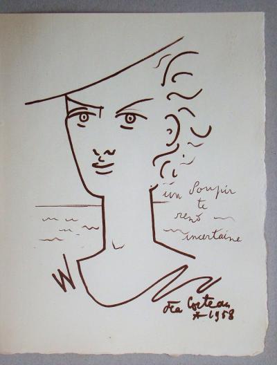 JEAN COCTEAU - 12 lithographies originales - Paul Valléry Douze poèmes - 1959 2