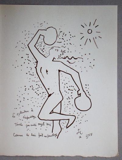 JEAN COCTEAU - 12 lithographies originales - Paul Valléry Douze poèmes - 1959 2