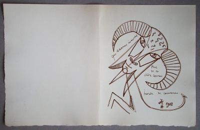 JEAN COCTEAU - 12 lithographies originales - Paul Valléry Douze poèmes - 1959 2