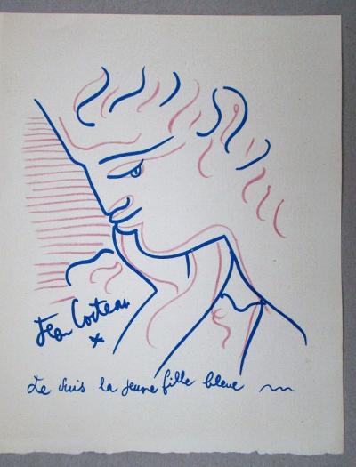 JEAN COCTEAU - 12 lithographies originales - Paul Valléry Douze poèmes - 1959 2