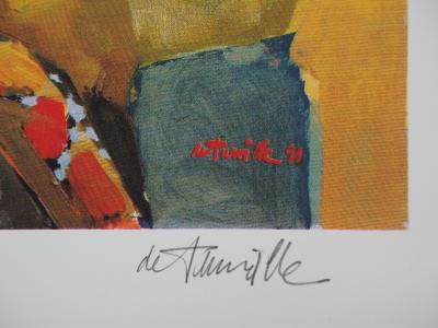 Serge DE TURVILLE : Composition abstraite - Sérigraphie Signée 2