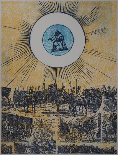 Max ERNST : La bataille du soldat - Lithographie 2