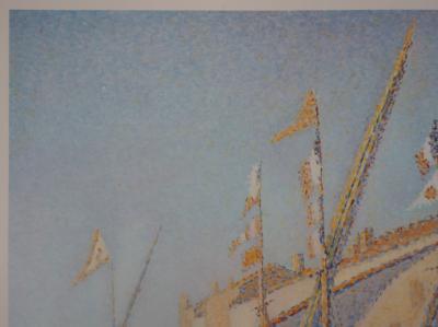 Paul SIGNAC (d’après) : Bateaux - Lithographie Signée 2