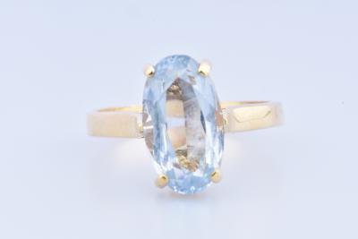 Bague en or jaune 18 carats composée d’une topaze 2