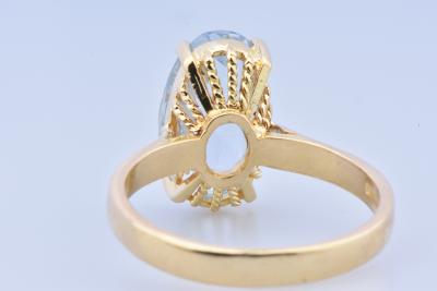 Bague en or jaune 18 carats composée d’une topaze 2