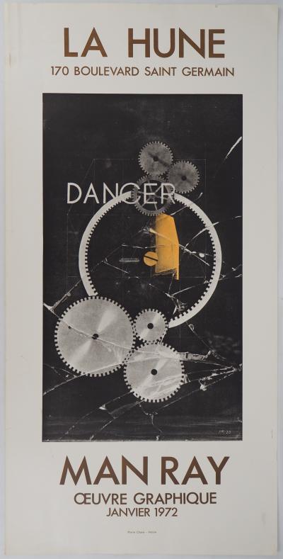 Man RAY : Danger - Lithographie Signée 2