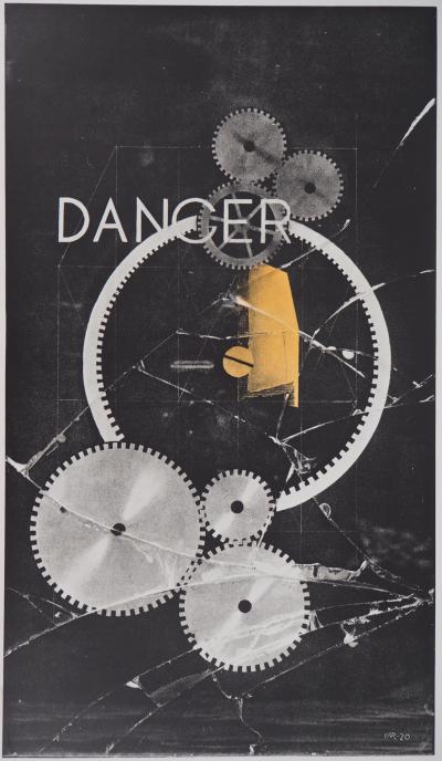 Man RAY : Danger - Lithographie Signée 2
