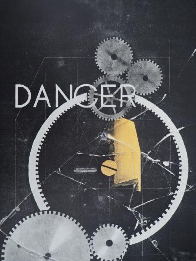 Man RAY : Danger - Lithographie Signée 2