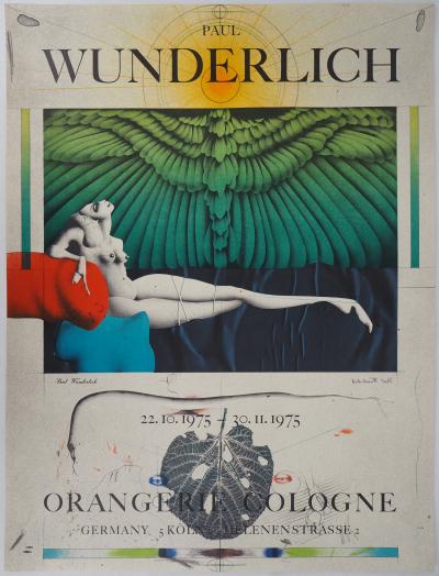 Paul WUNDERLICH : Femme nue allongée - Lithographie Signée 2