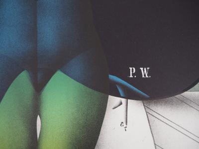 Paul WUNDERLICH : La femme au cigare - Lithographie Signée 2