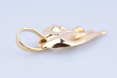 Pendentif panthère en or 18 carats (750 millièmes). 2
