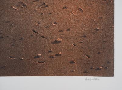 Hiroshi ASADA : Temps et poussière - Gravure Originale Signée 2
