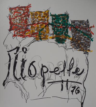 Jean-Paul RIOPELLE : Maeght 76 - Lithographie Signée 2