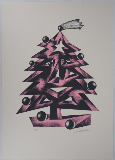 Atanas MIHALTCHEV : Le sourire de l’arbre - Lithographie Originale Signée 2