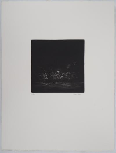 Hiroshi ASADA : Les yeux de bois - Gravure Originale Signée 2