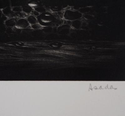 Hiroshi ASADA : Les yeux de bois - Gravure Originale Signée 2
