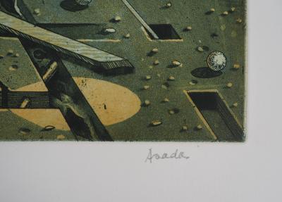 Hiroshi ASADA : Vie souterraine - Gravure Originale Signée 2