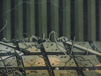 Hiroshi ASADA : Vie souterraine - Gravure Originale Signée 2