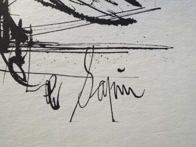 Bernard BUFFET : Le sapin - GRAVURE signée #1961 2