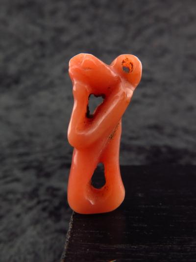 Egypte Antique - Amulette de cornaline Nehebkau 2